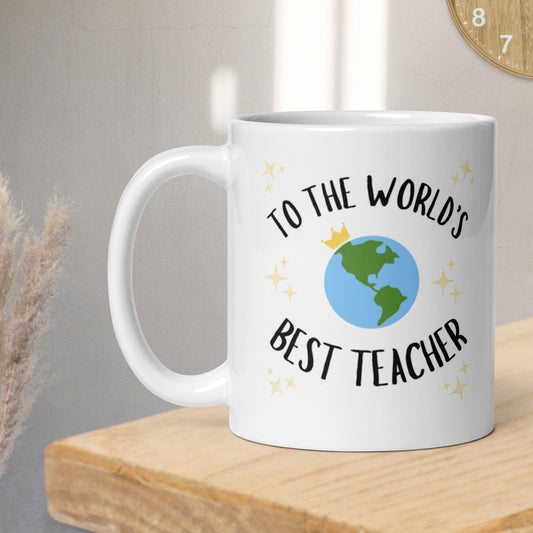 Teacher Mug - Motivational Coffee Cup, Perfect Gift for Educators, Teachers, and Classroom Decor