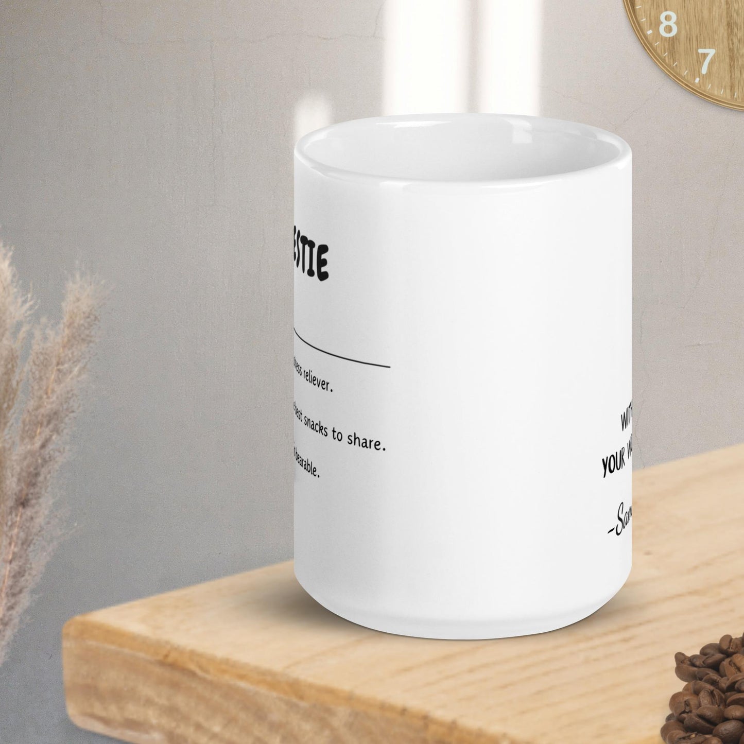 Personalised Work Bestie Definition Mug – Custom Gift for Colleagues & Friends