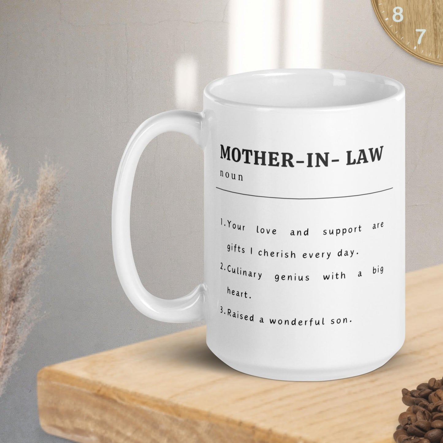 Personalised Mother-in-Law Definition Mug – Custom Mug with Sender's Name