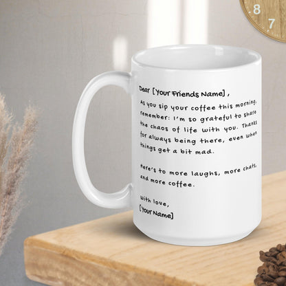 Personalised Best Friend Mug – Thoughtful Custom Gift